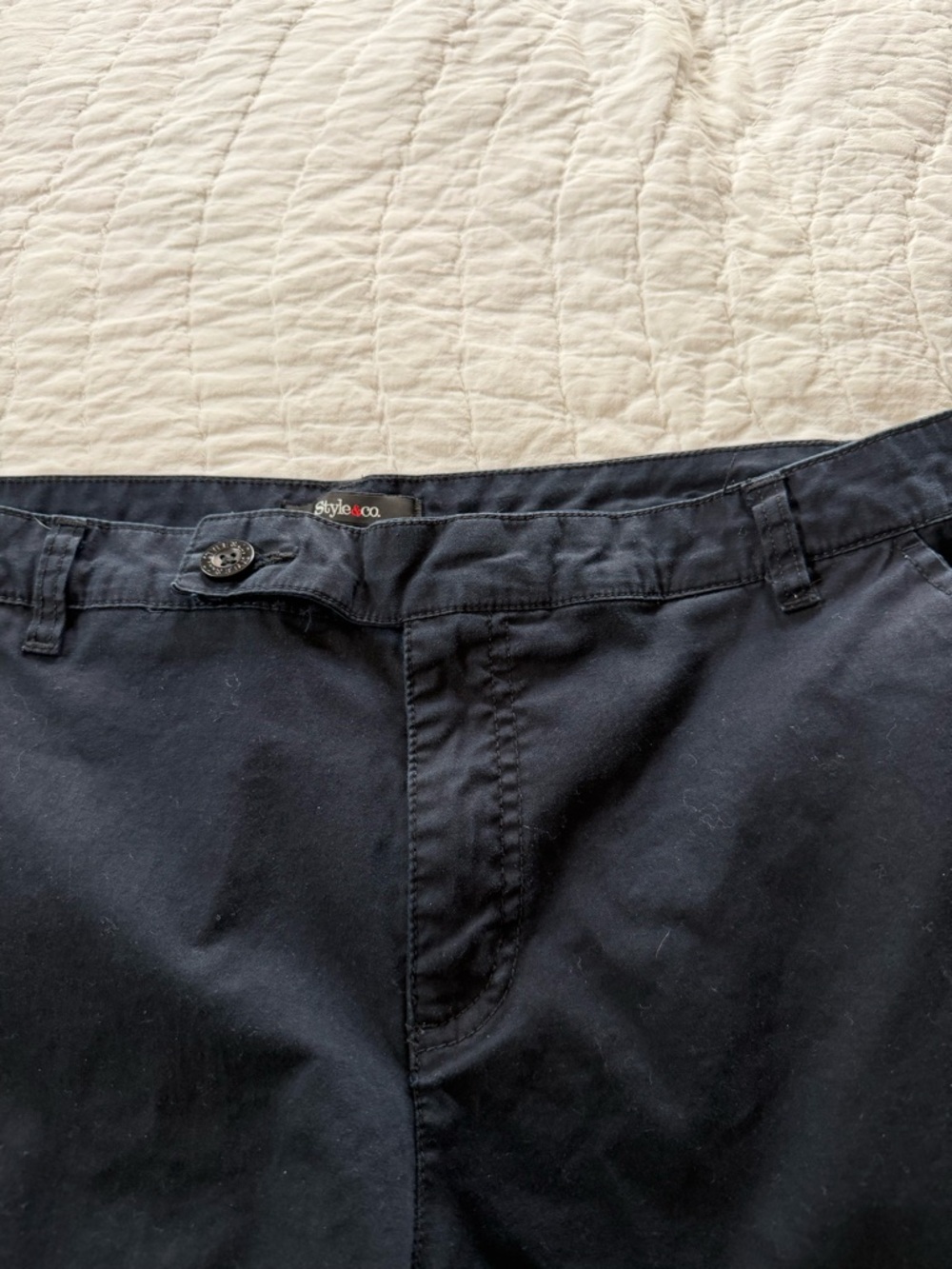 Style & Co. Dark Navy Capri